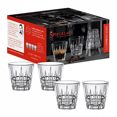 Kozarec za espresso 80ml darilni karton set4