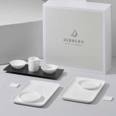 10-delni set za Sushi z lesenim pladnjem